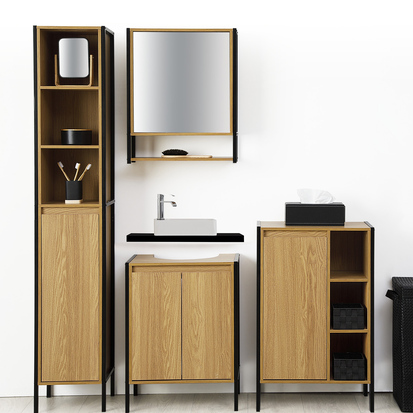 Pot à brosses à dents, noir Tribecart