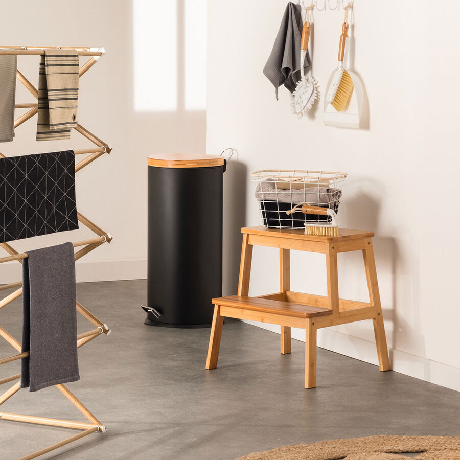 Marchepied bambou 2 marches