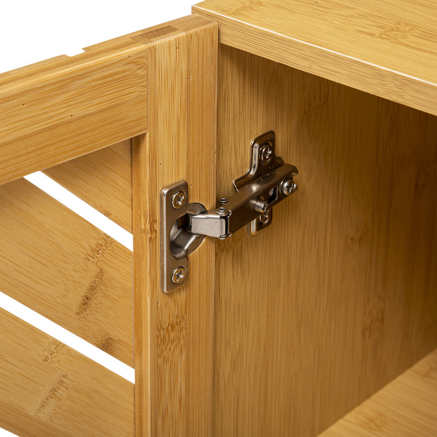 Meuble 1 porte, bambou Bath'n modul
