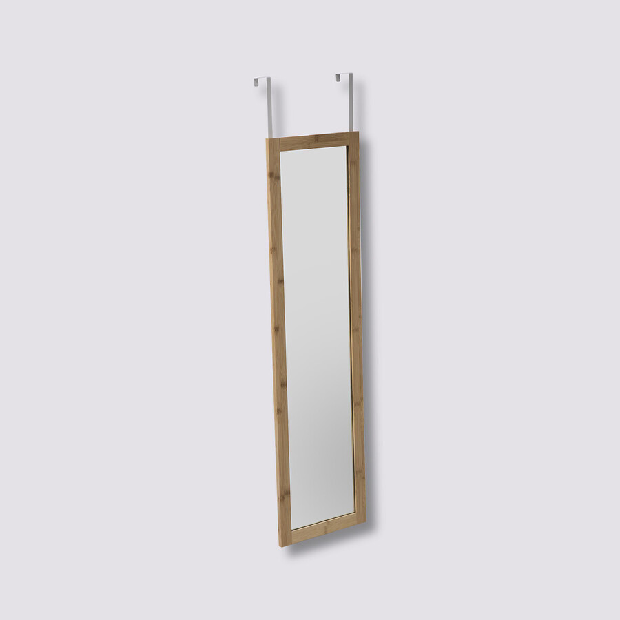 Miroir de porte 110x30 cm Bambou