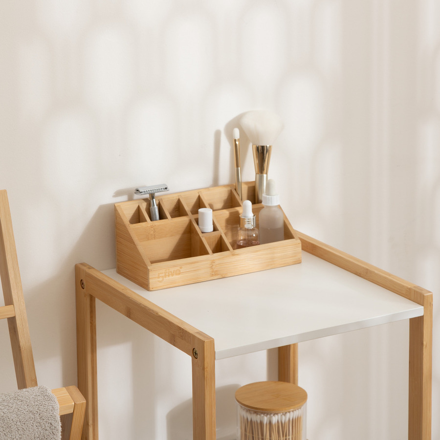 Organiseur 10 compartiments Bambou