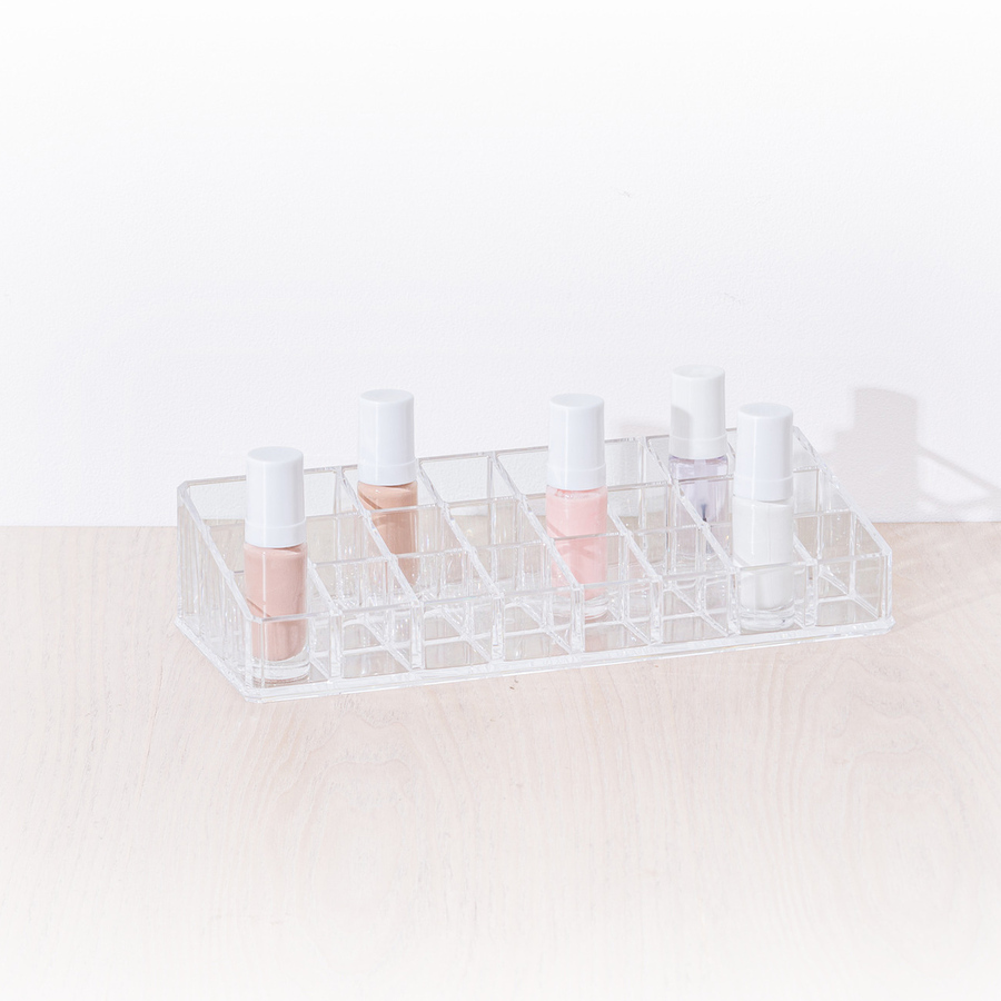 Organiseur 24 compartiments, transparent Selena