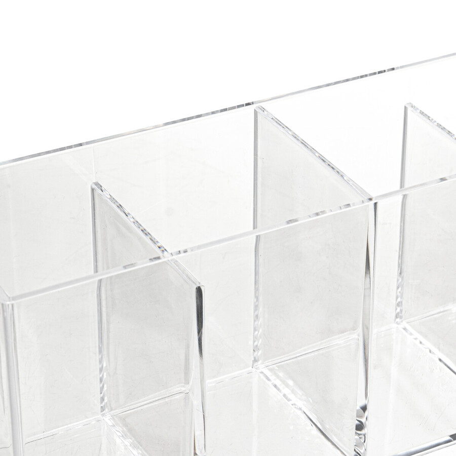 Organiseur 4 compartiments, transparent Selena