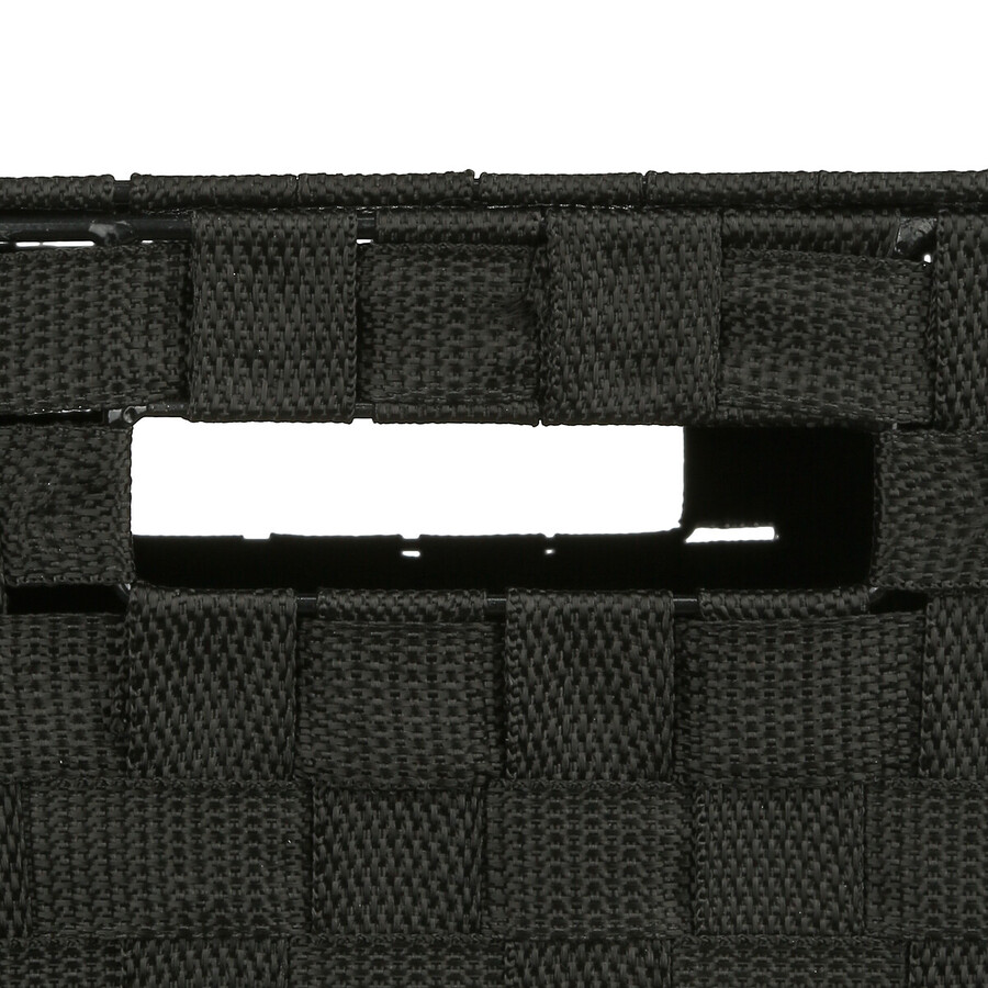 Panier à linge 30l bisauté, noir Lise