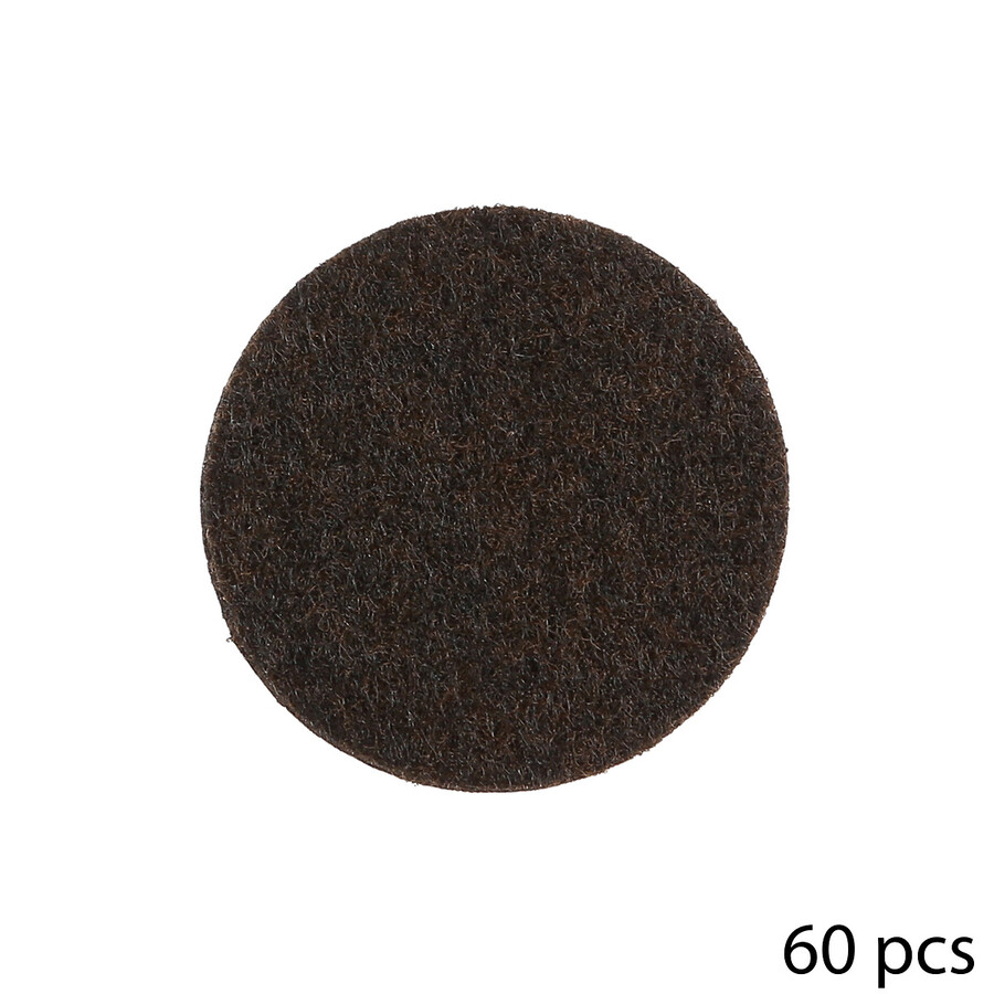 Lot de 120 patins de protection, marron 