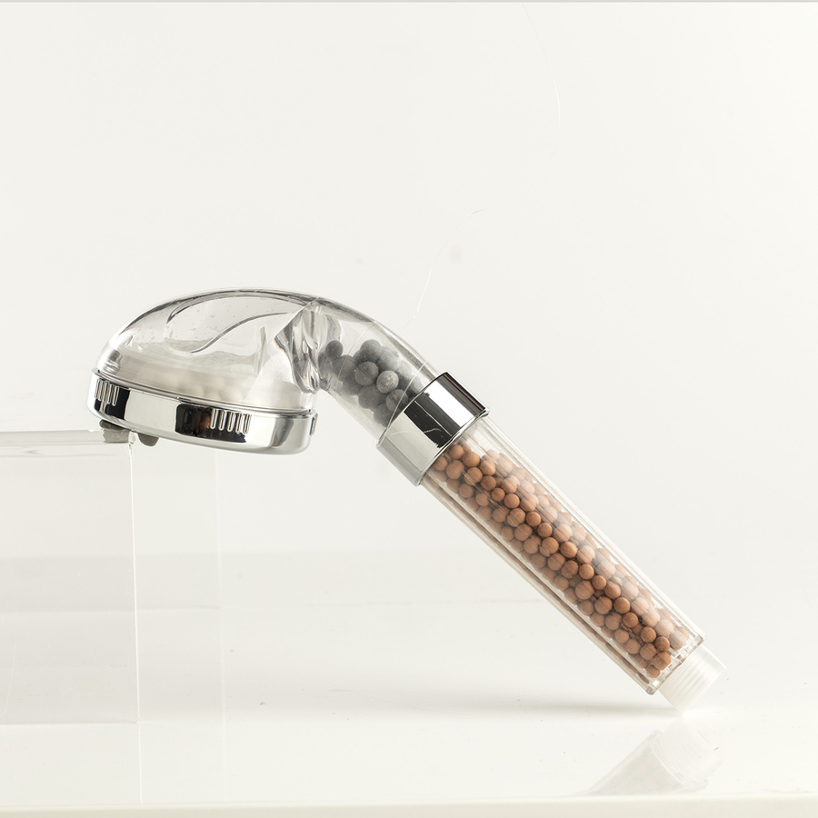 Pommeau de douche filtrant, transparent 