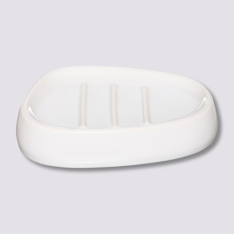 Porte-savon, blanc Colorama