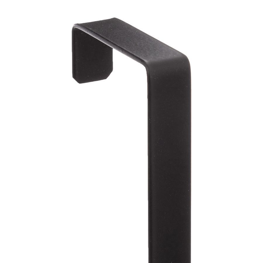 Patères accroches portes, noir Naturéo