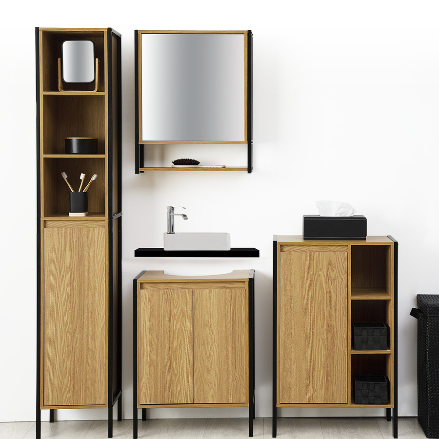 Pot à brosses à dents, noir Tribecart