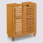 Meuble bas sous lavabo, bambou Sicela