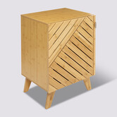 Meuble 1 porte, bambou Bath'n modul