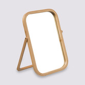 Miroir sur pieds 39cm Bambou