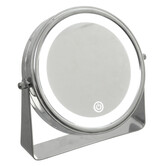 Miroir rond et rotatif à led 19 cm 