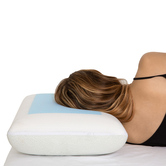 Oreiller mémoire de forme gel 50x30 cm 