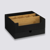 Organiseur 1 tiroir, noir Naturéo
