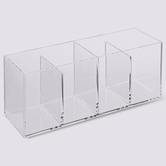 Organiseur 4 compartiments, transparent Selena