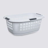 Corbeille à linge 51l, blanc Hugger