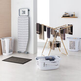 Corbeille à linge 51l, blanc Hugger