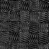 Panier de rangement bisauté, noir Lise