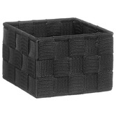 4 paniers bisauté, noir Lise