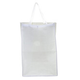 Panier à linge double 50l, bambou Sicela