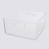 Panier plastique 31x15 cm, transparent Selena