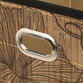 Panier 31x31cm, latte bambou Blackflora