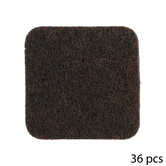 Lot de 120 patins de protection, marron 