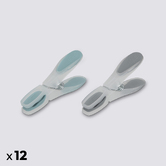 Lot de 24 pinces à linge en plastique Rubber